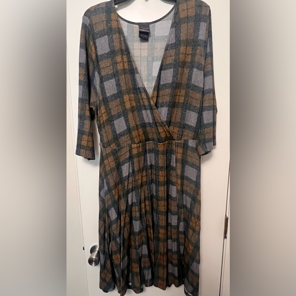 Torrid Outlander Tartan Dress Faux Wrap